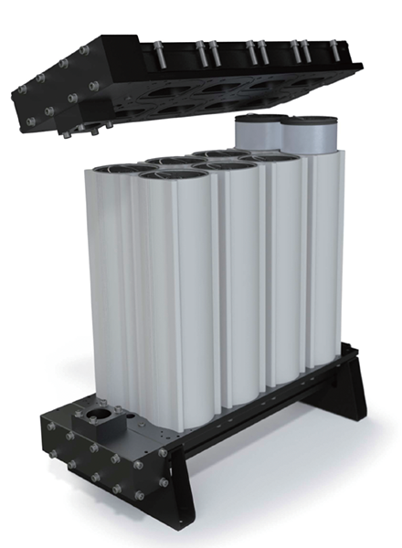 the construction of OVR series oil vapour removal purifier
