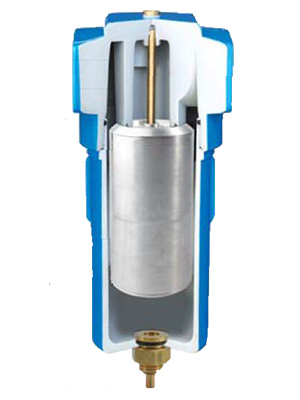 the sectional view of Point-of-use adsorber G series